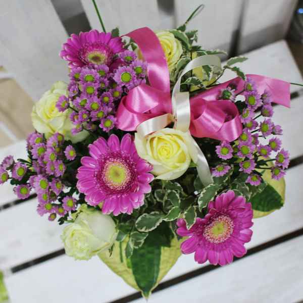 bukiet z eustomami 2