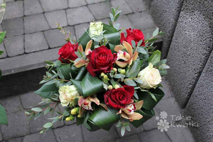 bukiet z rozami