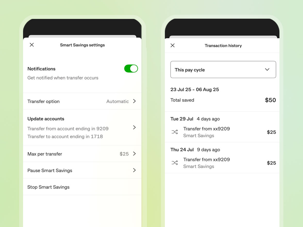 Settings page: Automatically detecting a users "Pay Cycle" into the algorithm