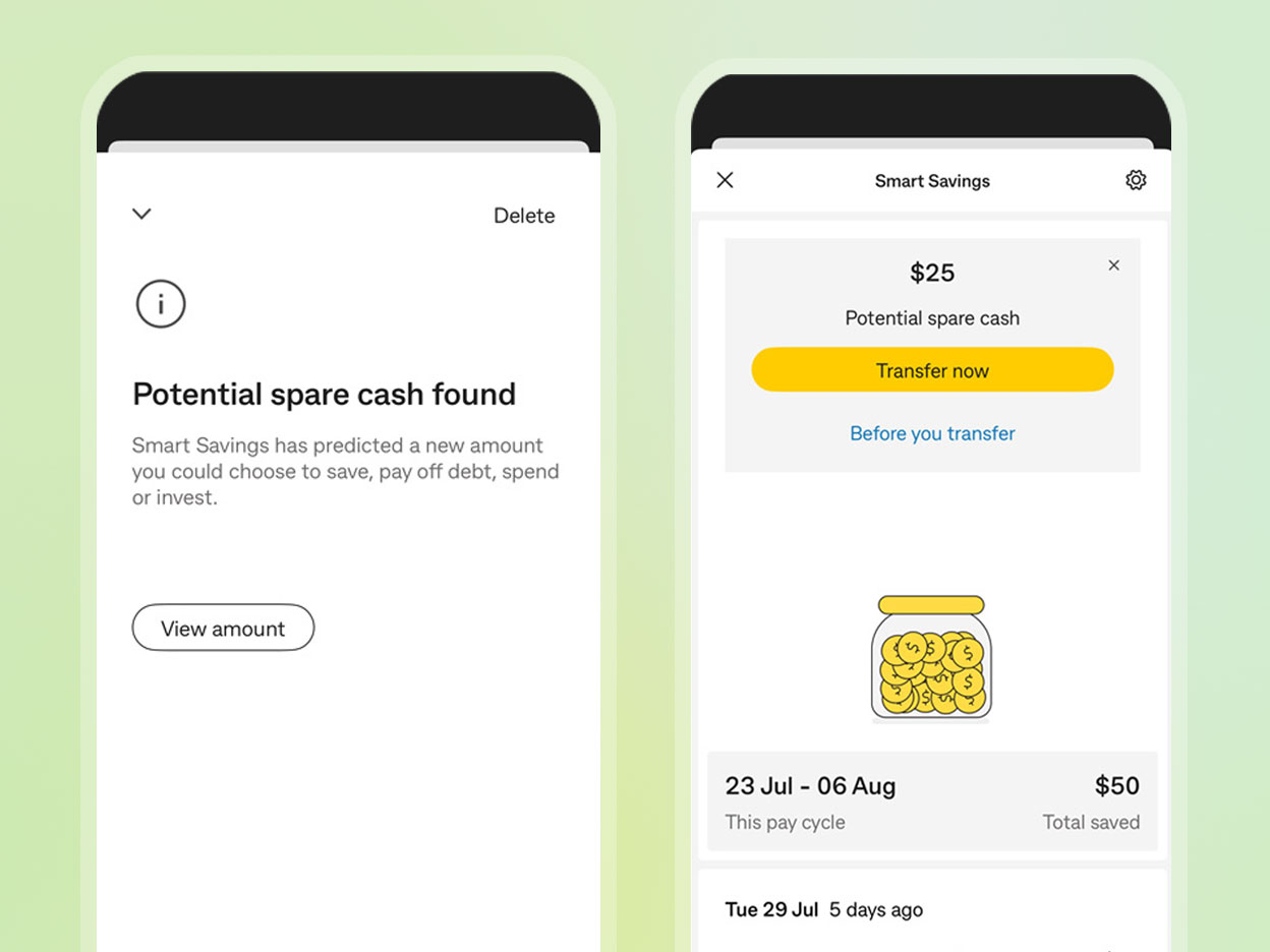 User in control: Have an option to allow users to confirm transfers