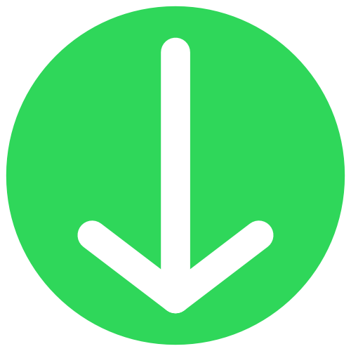 circular arrow icon pointing downwards
