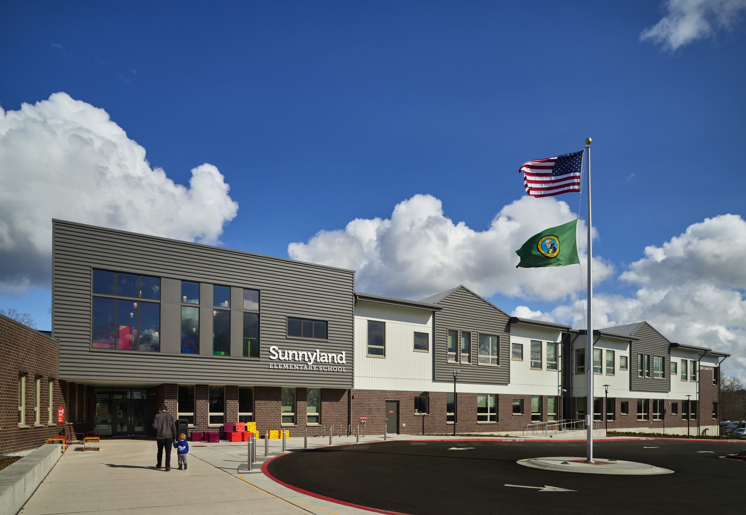 Sehome High School completed campus opening day