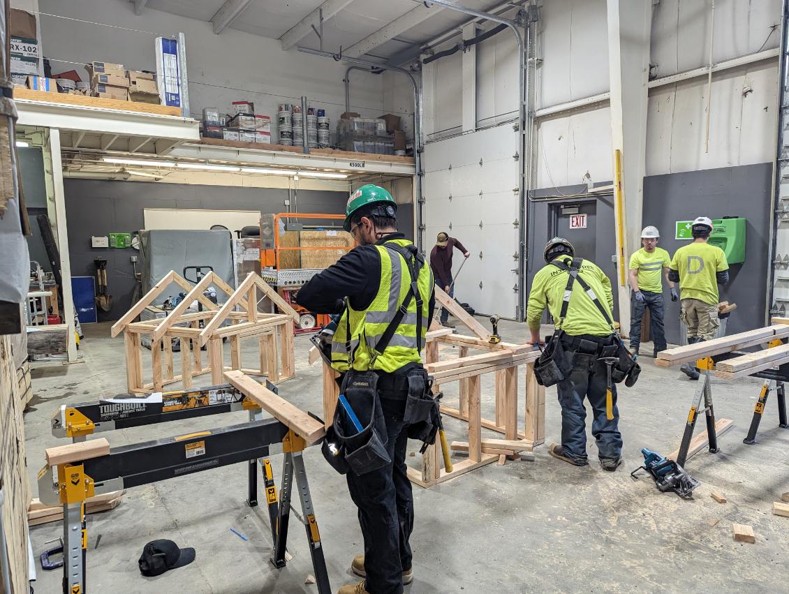 Dawson Construction apprentices on a Southeast Alaska jobsite