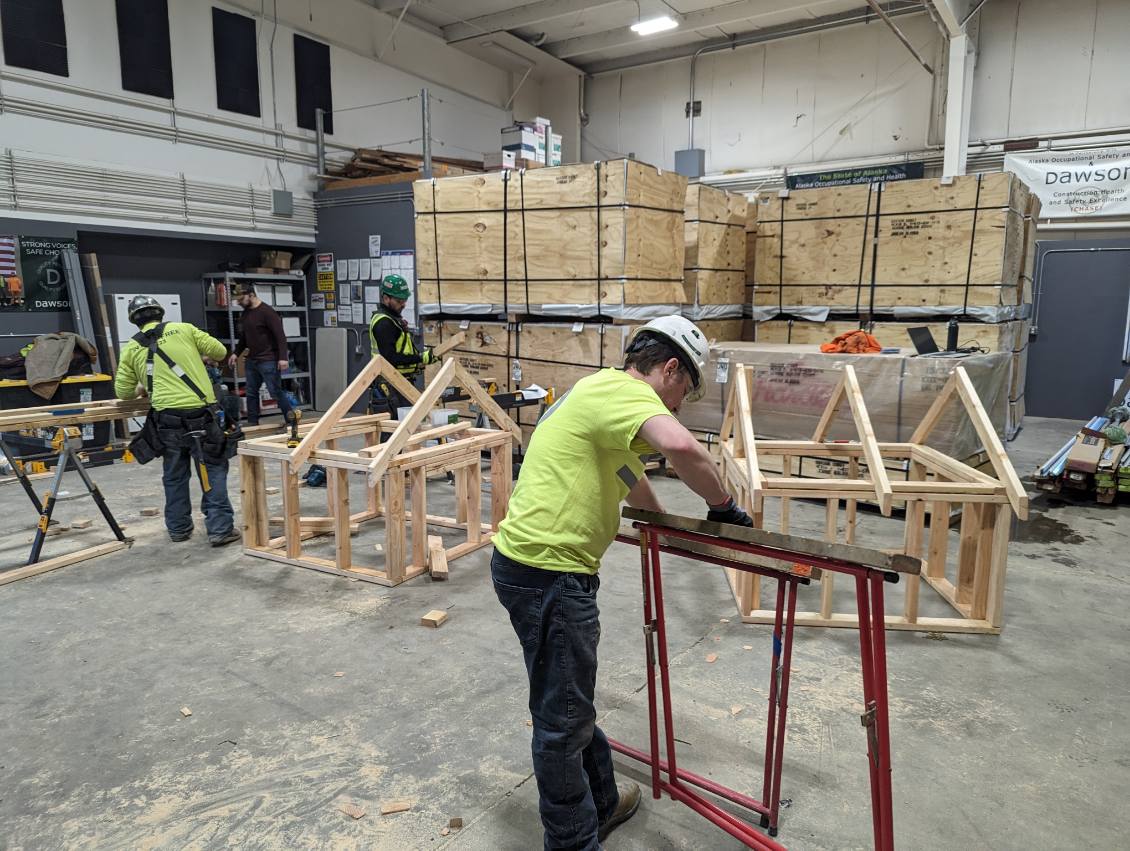 Dawson Construction apprentices learning on the job