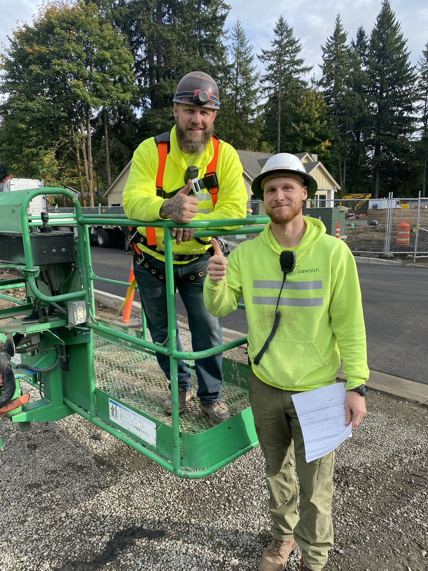 Dawson field crew at a Southeast Alaska jobsite