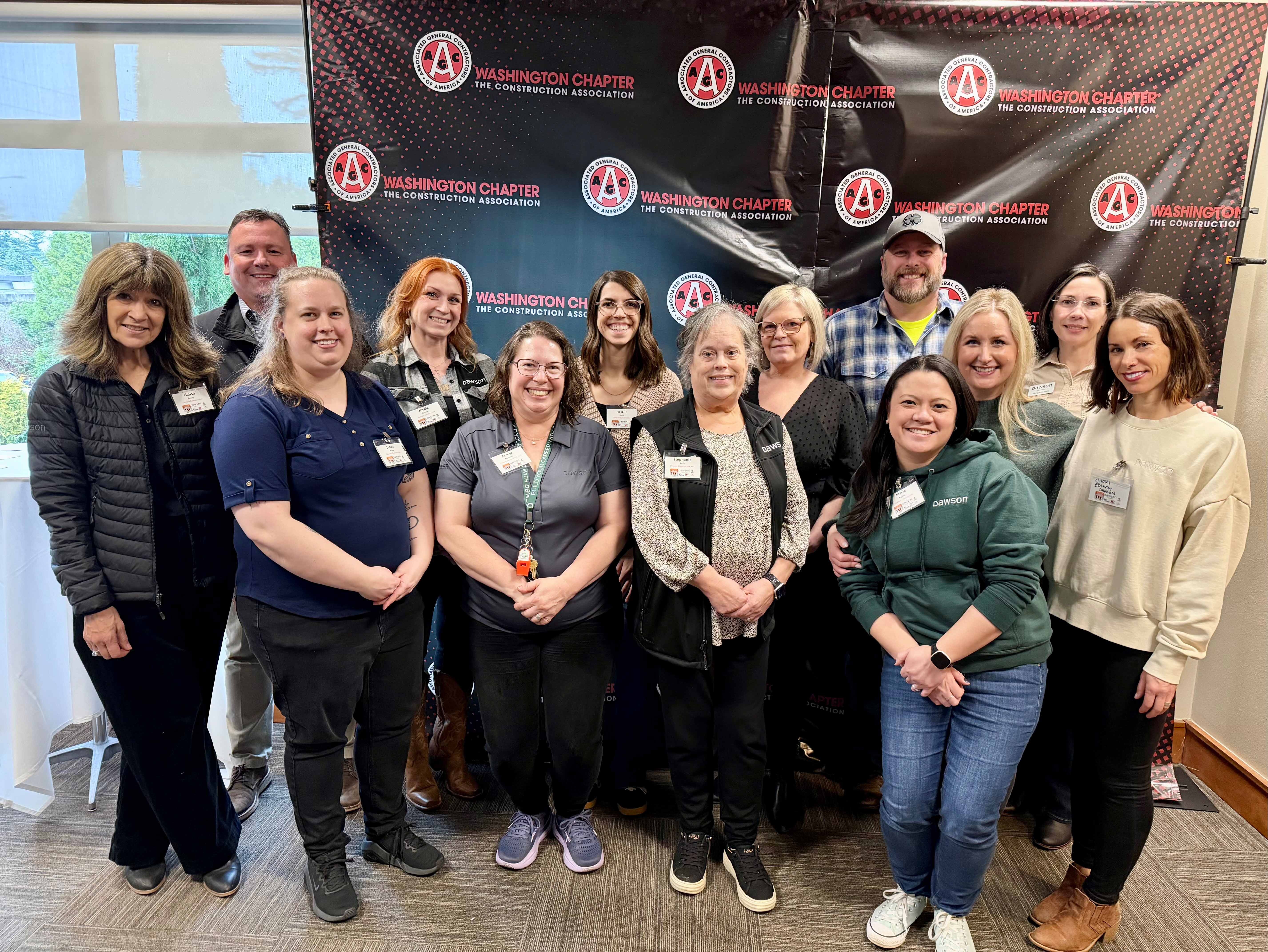 Dawson women at the AGC Women in Construction Week celebration