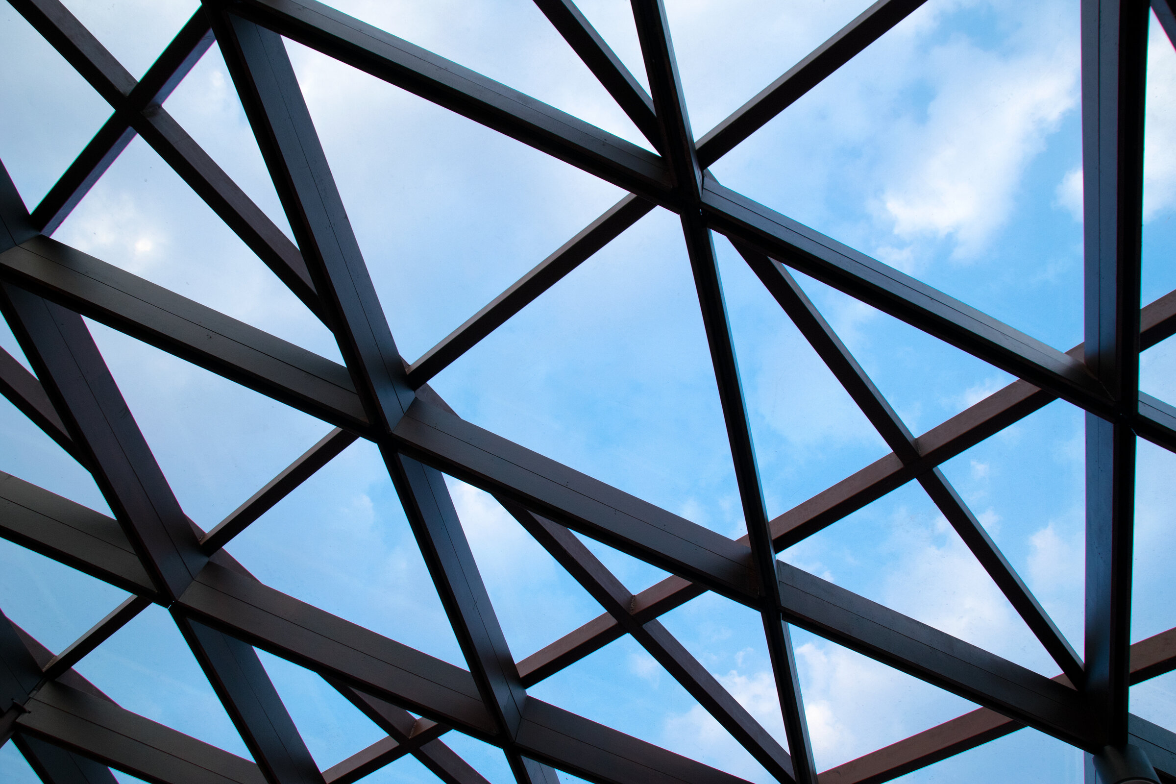Steel and aluminum canopy fabrication by Dawson Construction