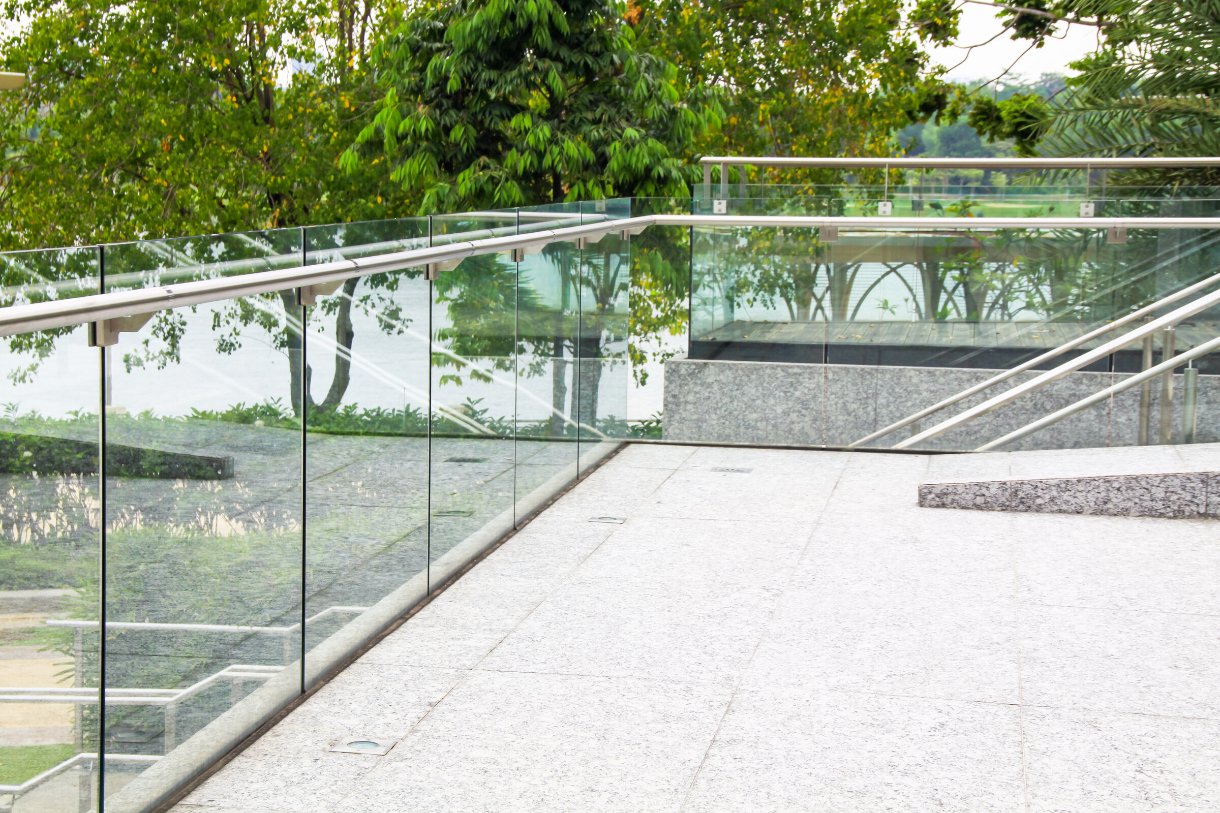 Custom handrail and guardrail fabrication by Dawson Construction
