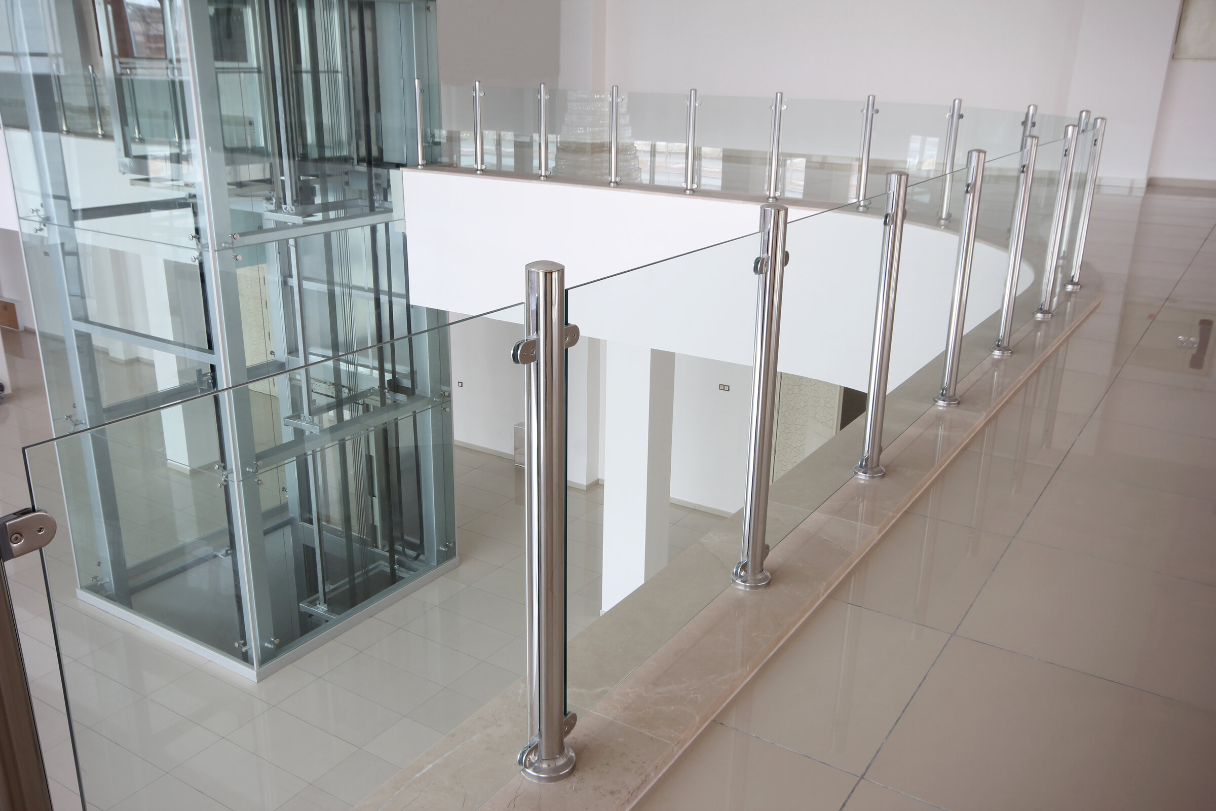 Custom handrail and guardrail fabrication by Dawson Construction