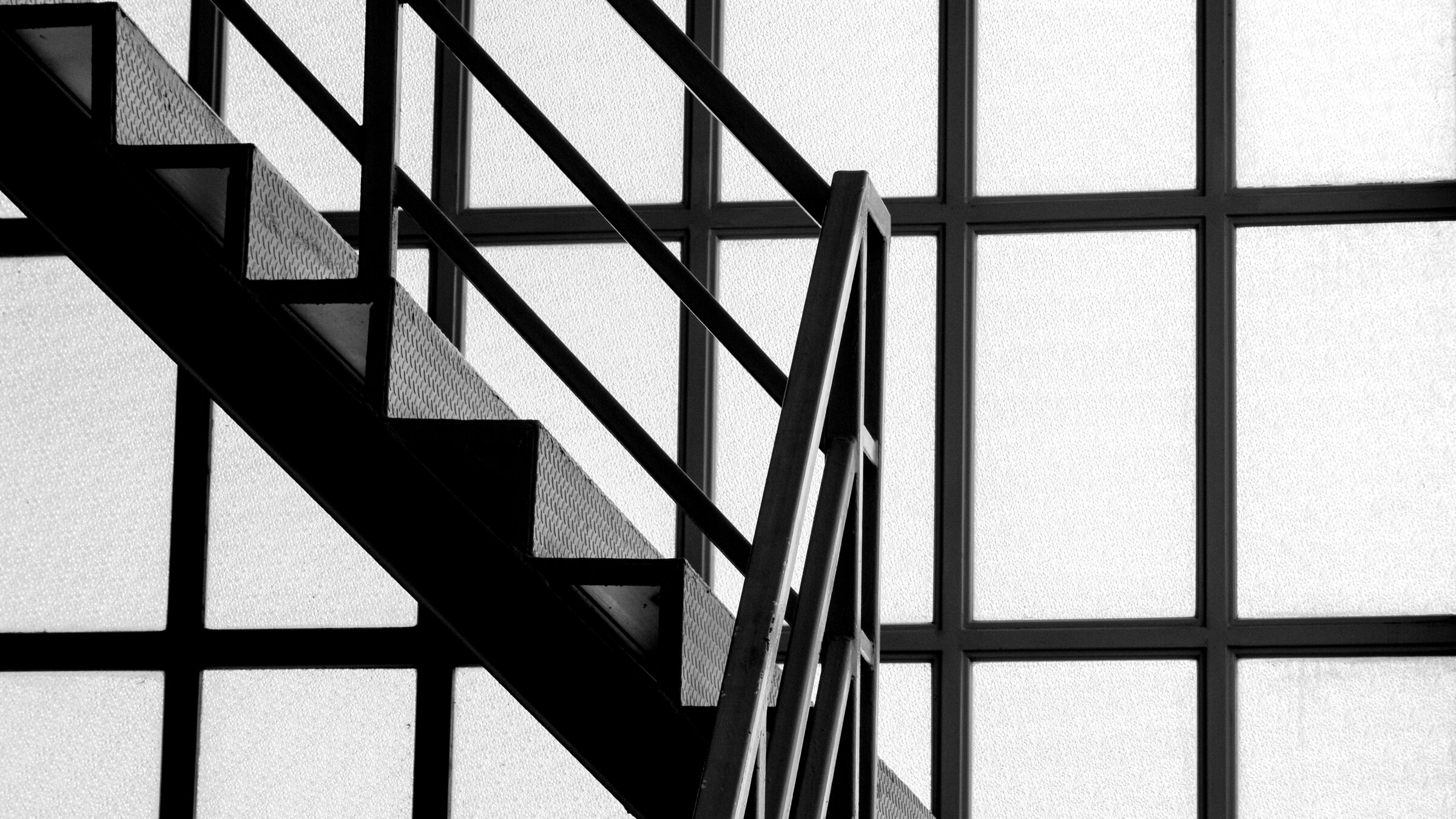 Steel stair fabrication by Dawson Construction