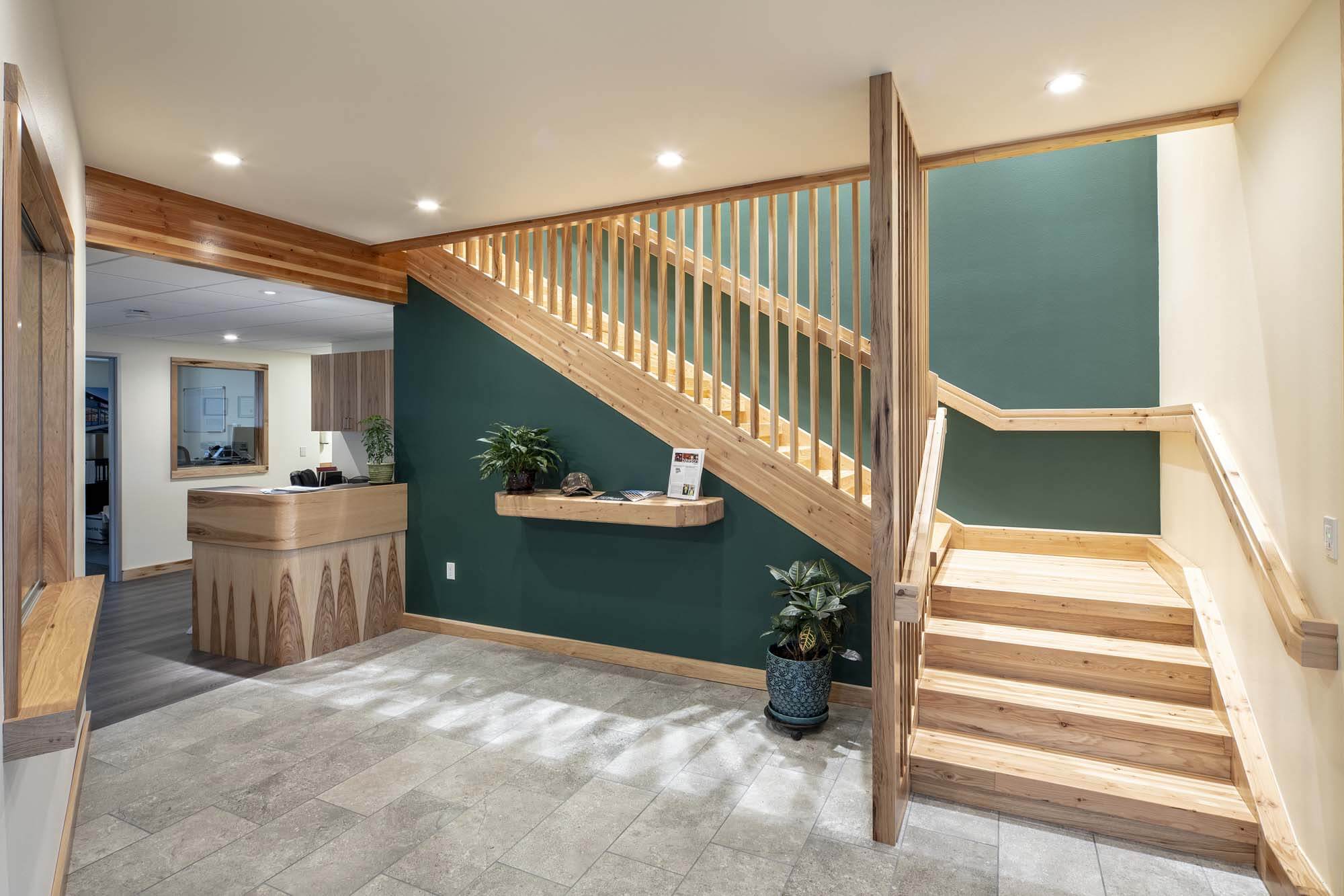 Dawson Alaska Headquarters office interior - Dawson Construction