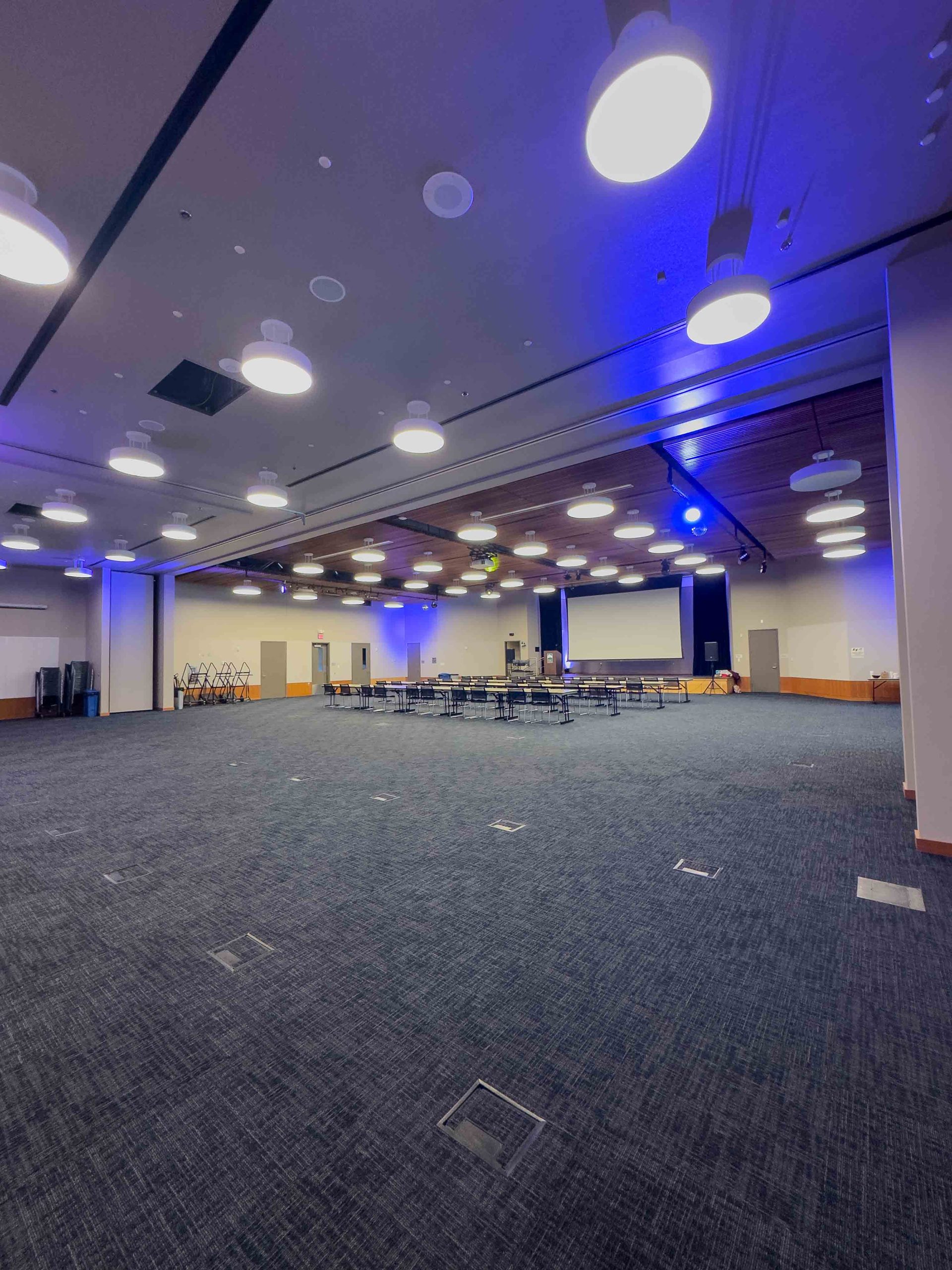 Event hall inside Campus Center at Bellingham Technical College