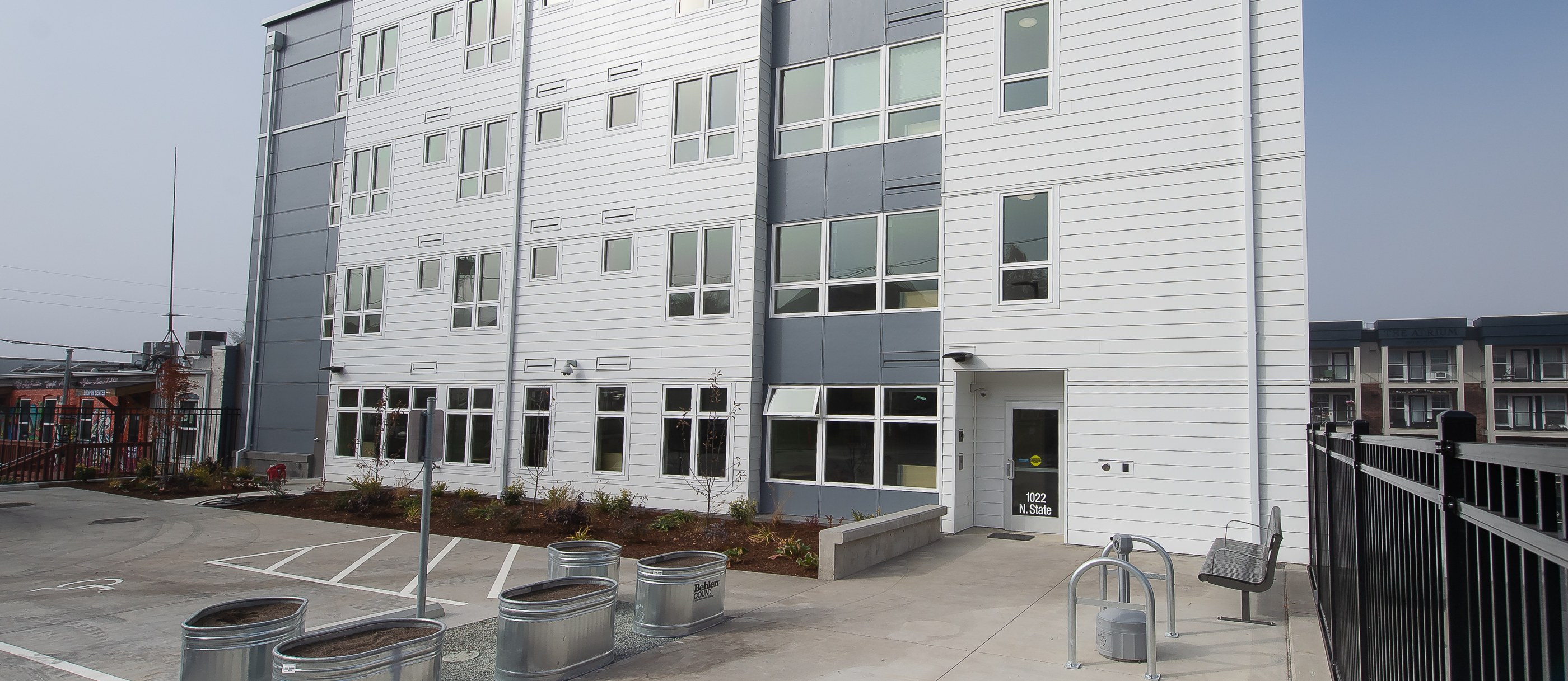 22 North supportive housing building exterior, Bellingham, Washington