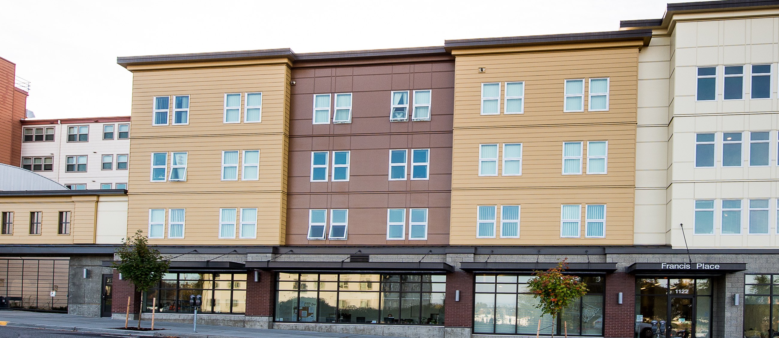 Cornwall Housing mixed-use building exterior in Bellingham, WA