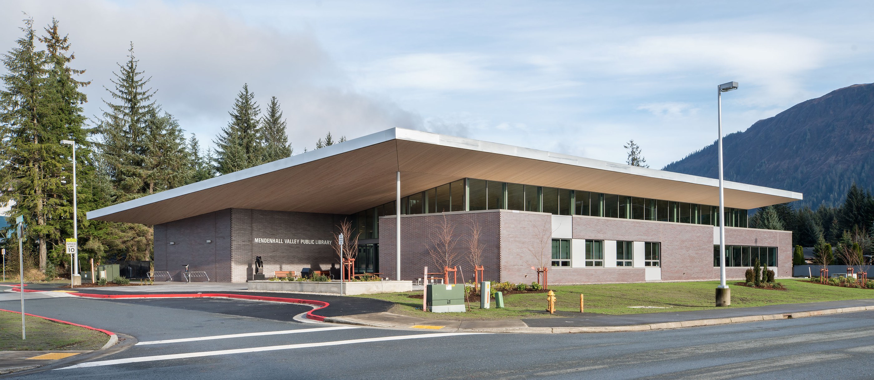 Mendenhall Valley Public Library exterior, Juneau
