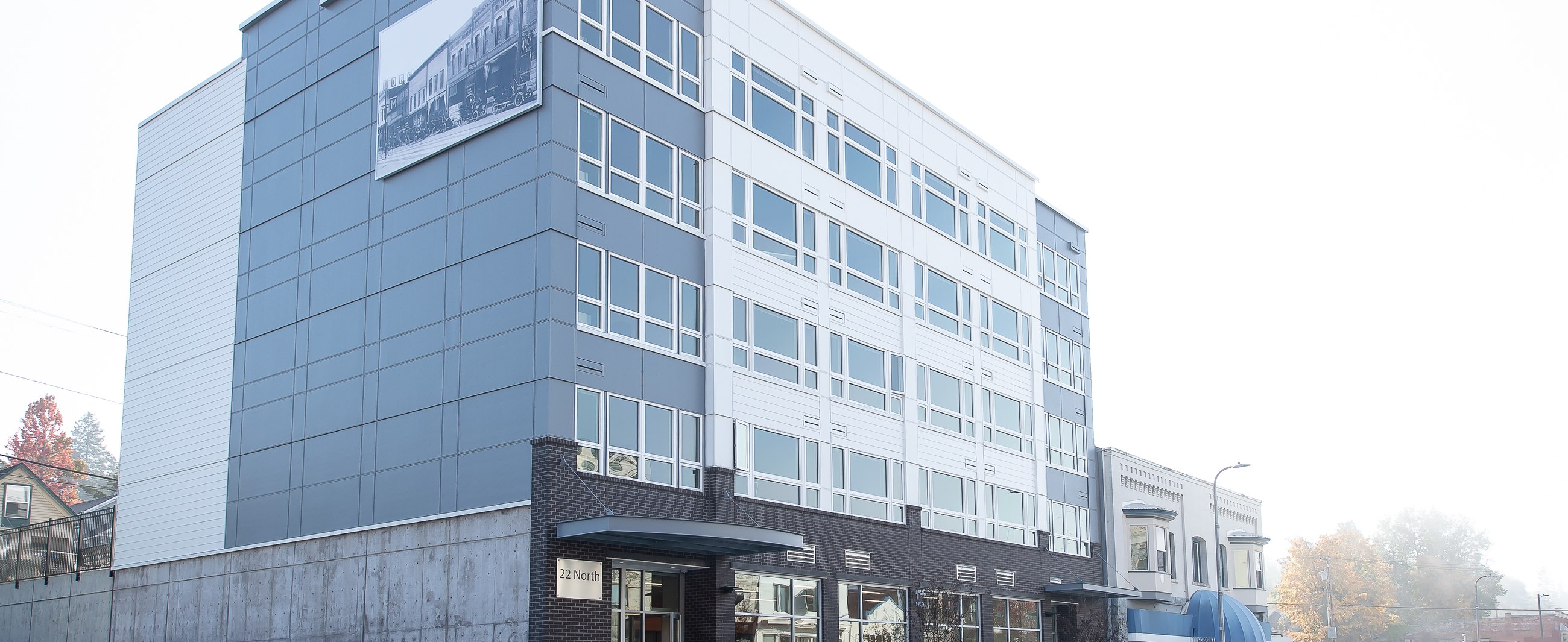 22 North full building exterior from the street, Bellingham