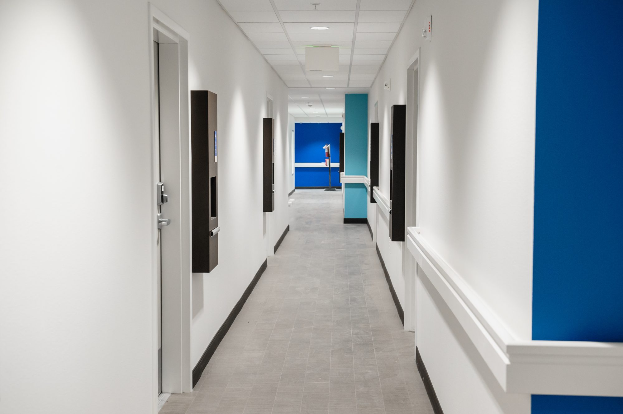 Eleanor Apartments interior corridor - Dawson Construction