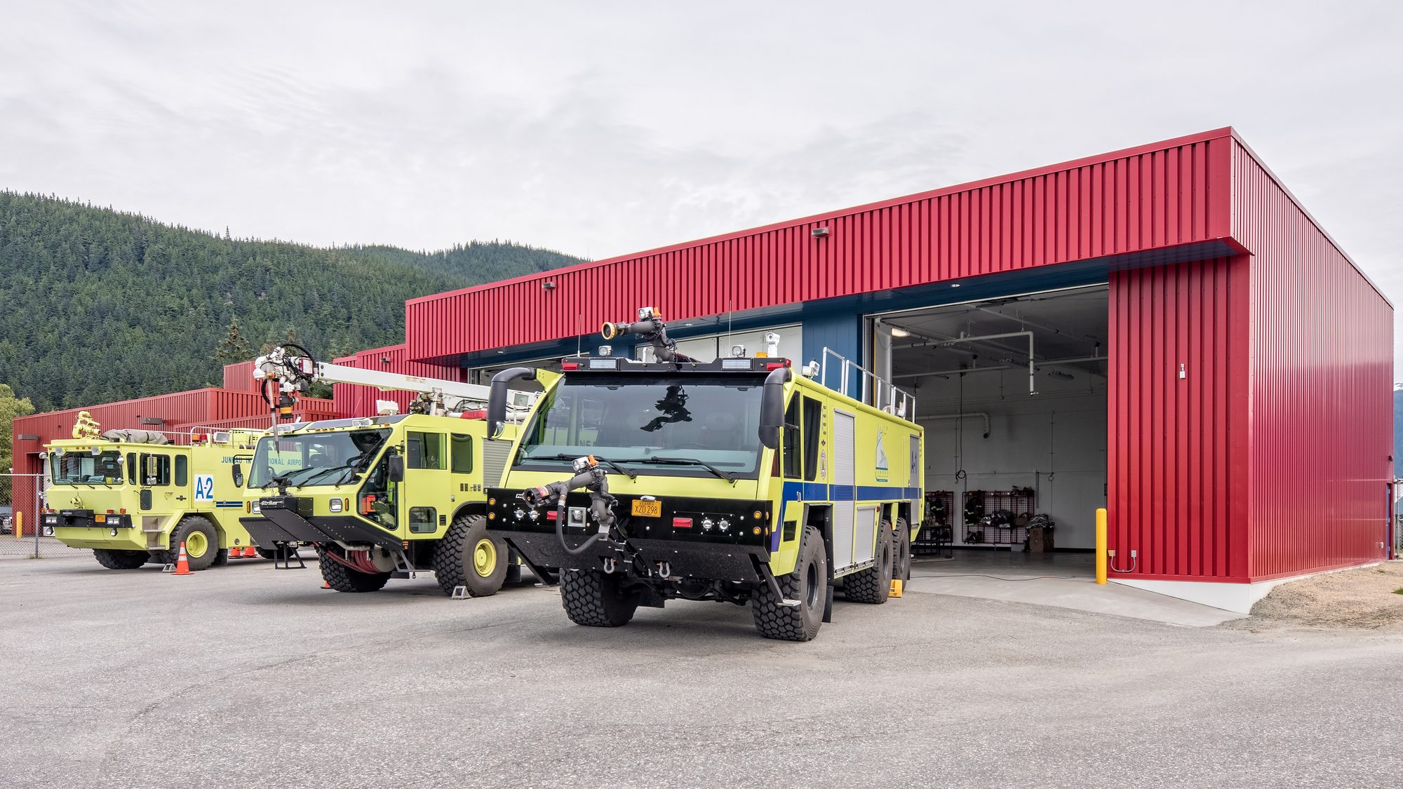 Juneau Aircraft Rescue and Firestation exterior - Dawson Construction