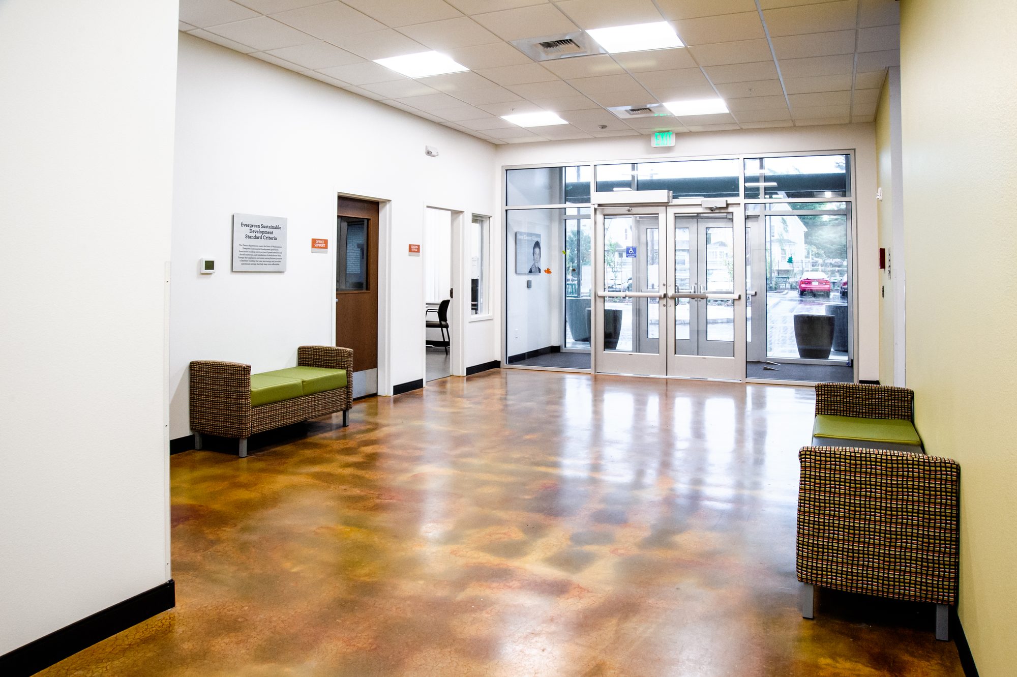 Eleanor Apartments lobby - Dawson Construction
