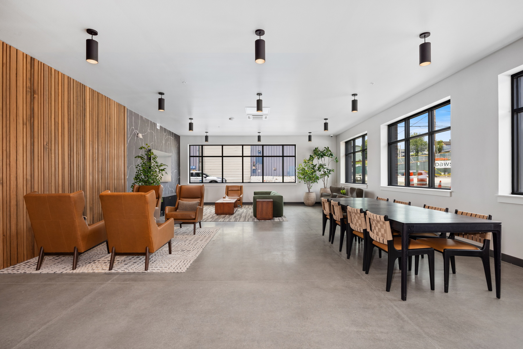 Resident lounge and dining room at Block 6