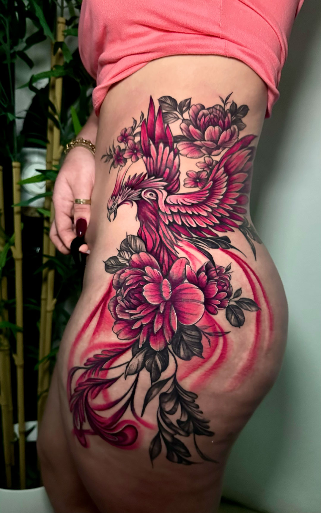 Watercolor tattoos in Tampa by Daiana