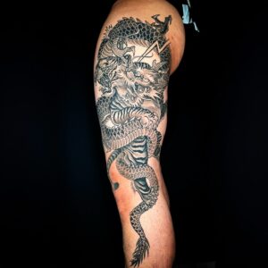 Japanese tattoos in Tampa by Andrés Niño