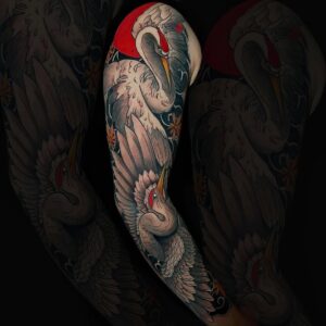 Bold neotraditional tattoos in Tampa