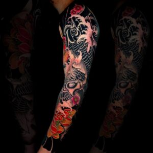 Bold neotraditional tattoos in Tampa