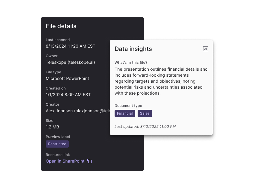 Understand — Continuously Updated Data Map
