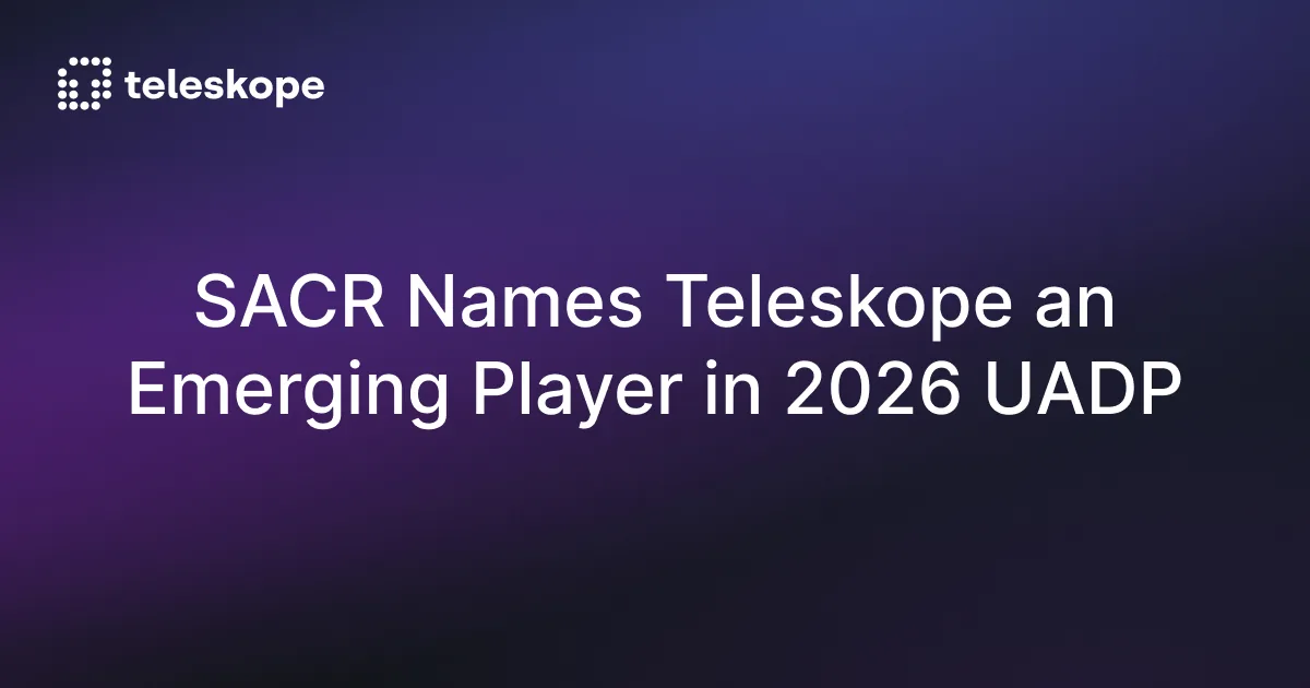 SACR Names Teleskope an Emerging Player in 2026 UADP