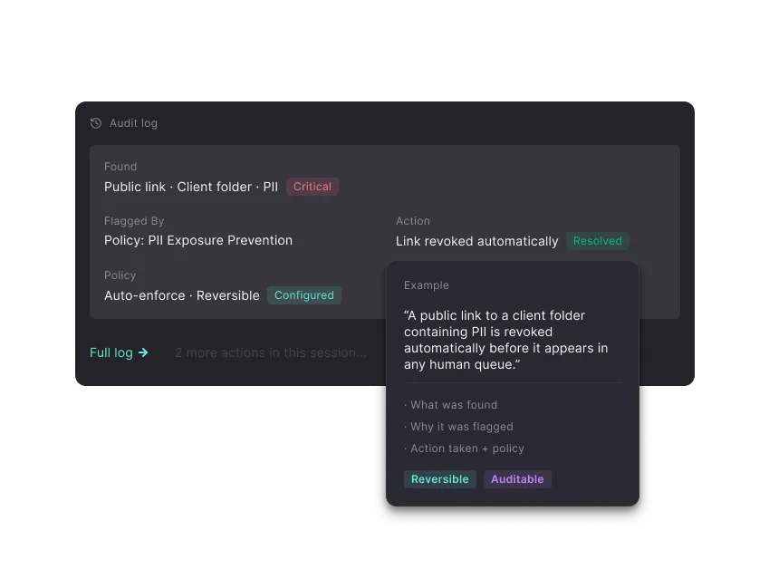Data Reasoning Layer — Enforce