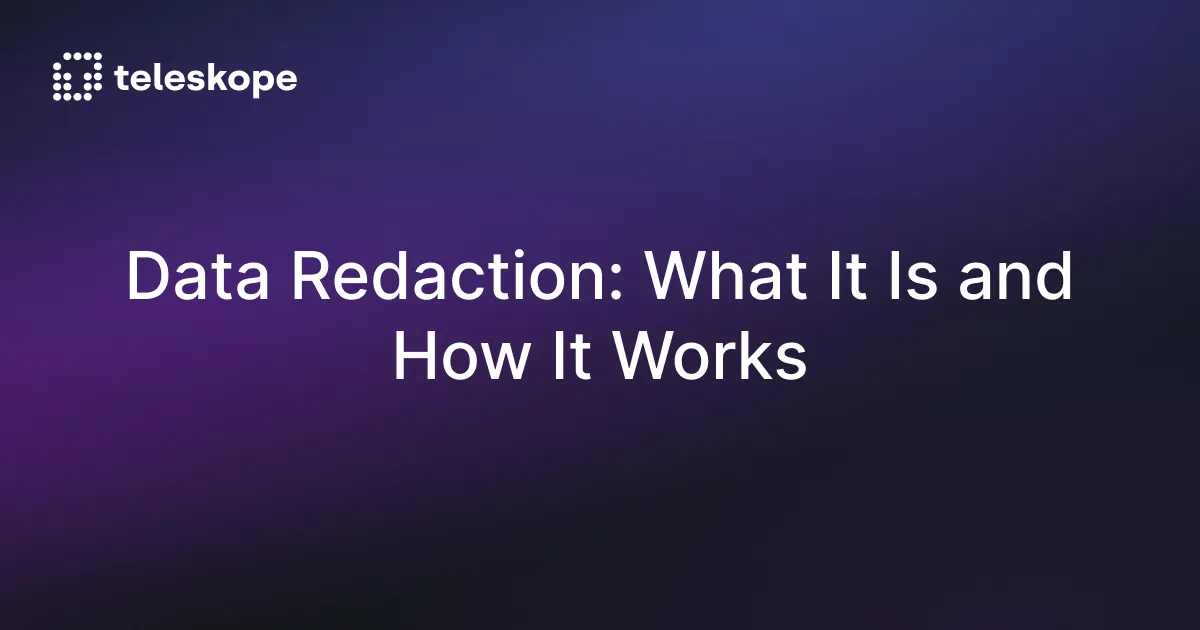 Data Redaction: What It Is and How It Works