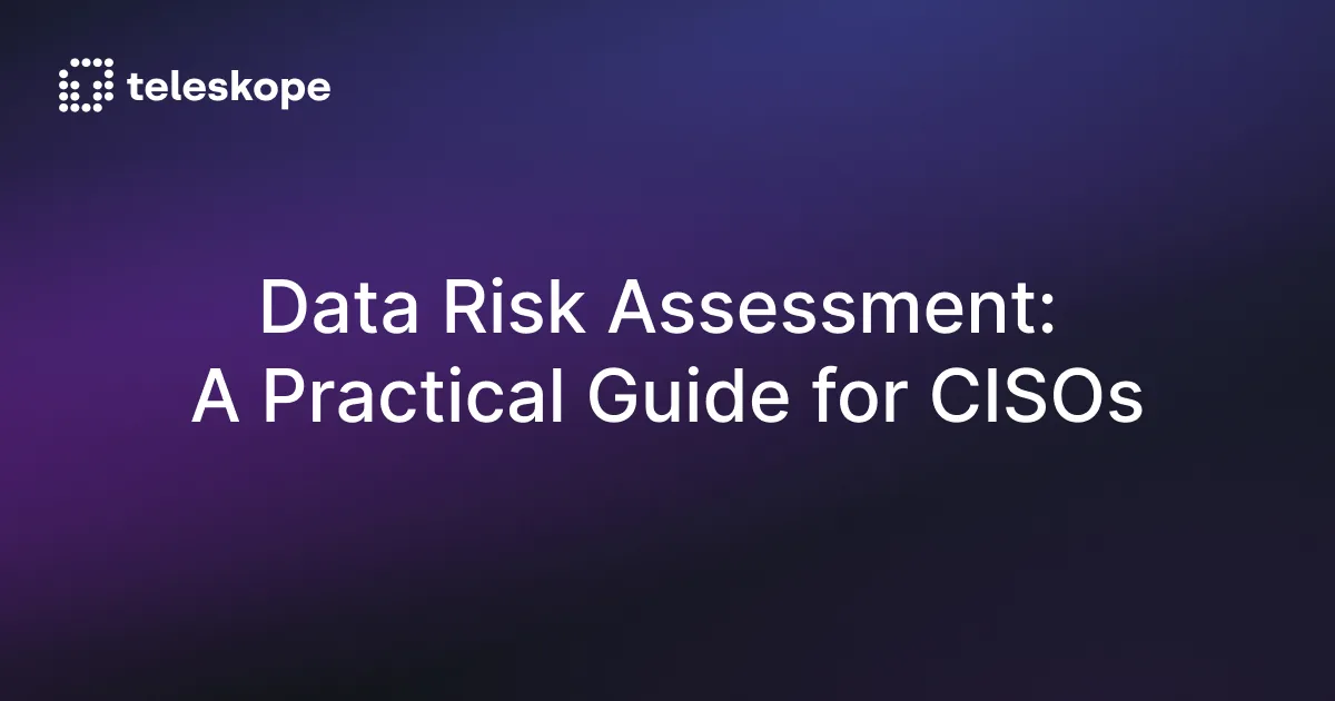 Data Risk Assessment: A Practical Guide for CISOs