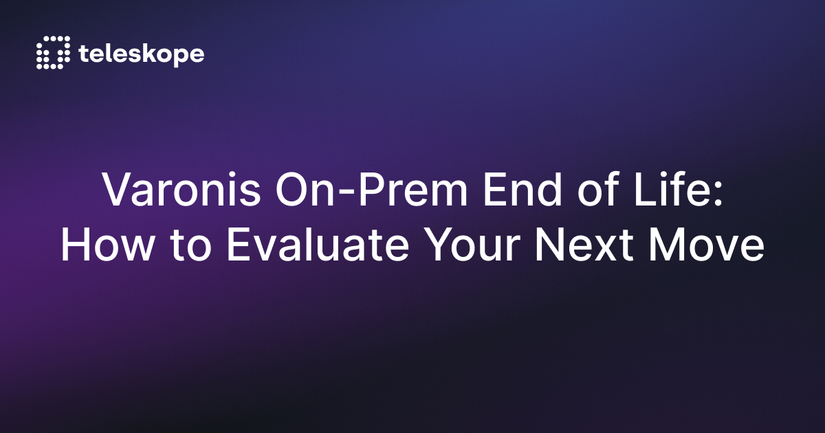 Varonis On-Prem End of Life: How to Evaluate Your Next Move