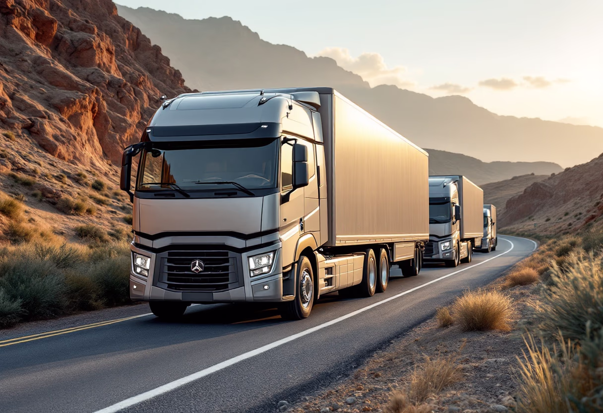 image of fleet trucks