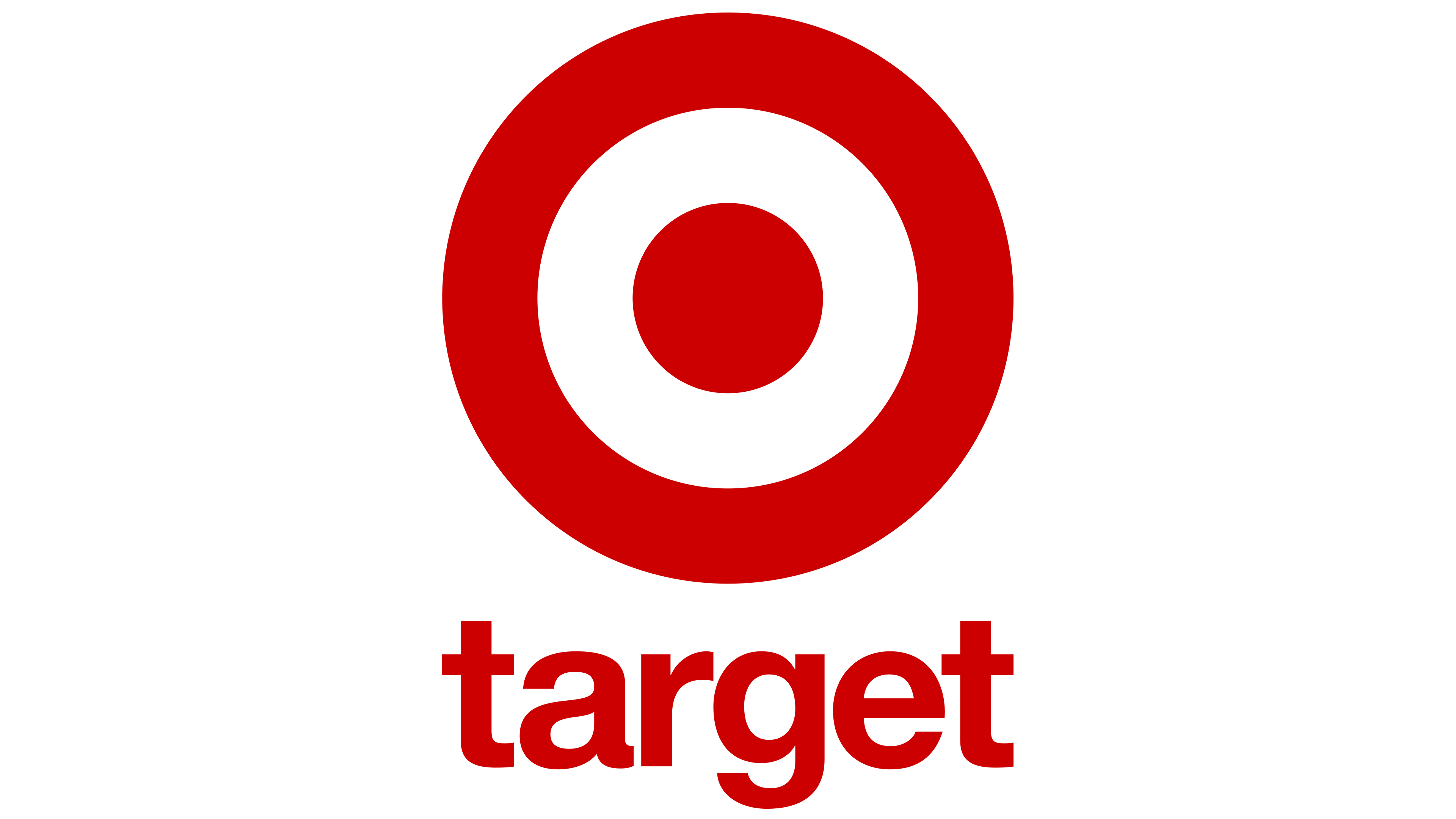 Target logo featuring a red bullseye symbol above the word target in lowercase red letters.