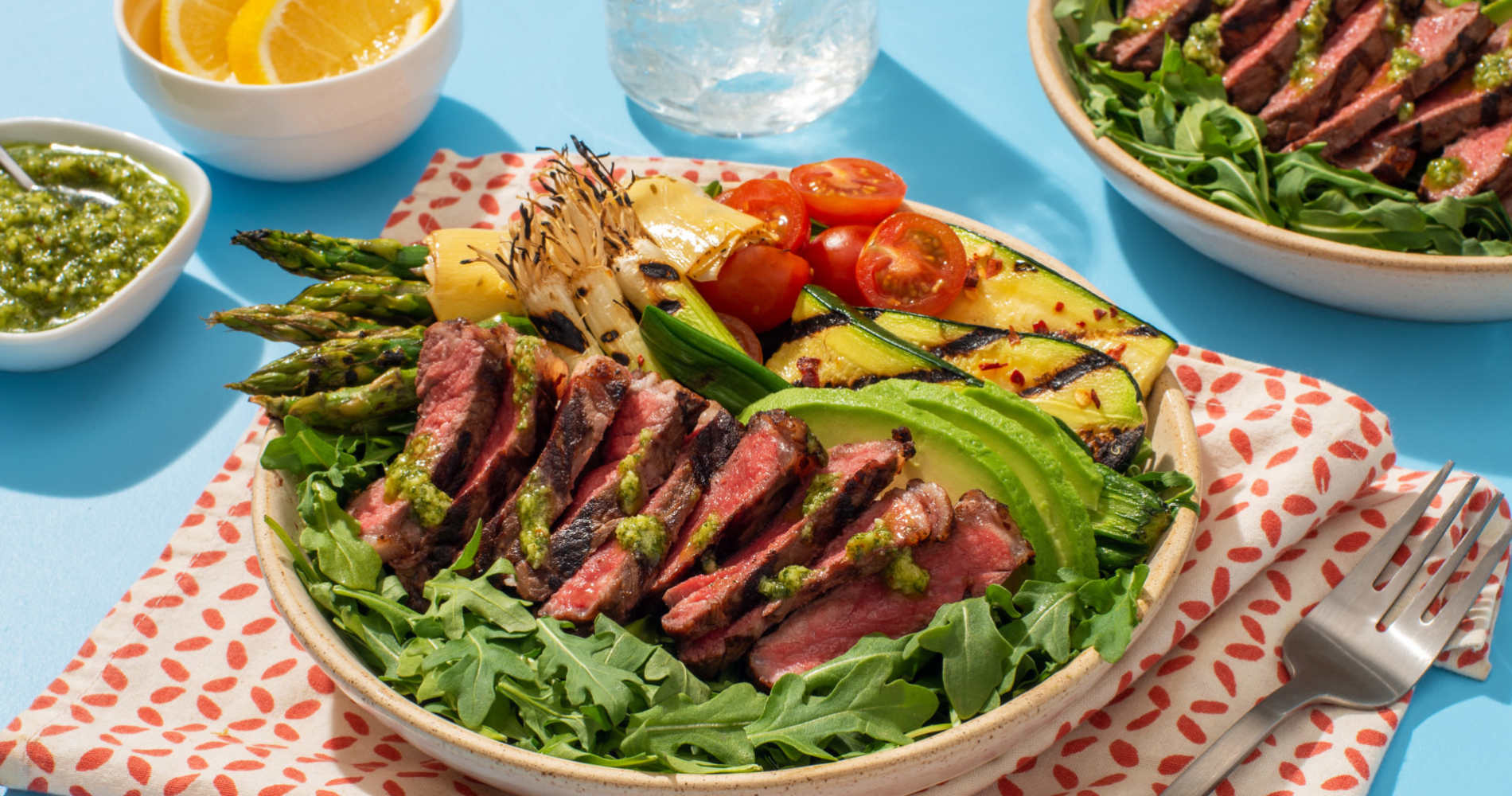 Grilled Steak & Green Veggie Power Bowl