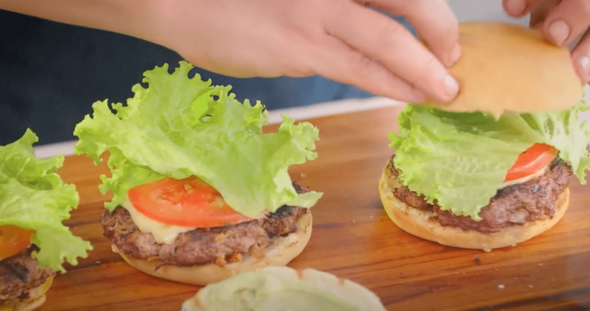 Verde Grass-Fed Cheeseburgers on the Grill (Video)