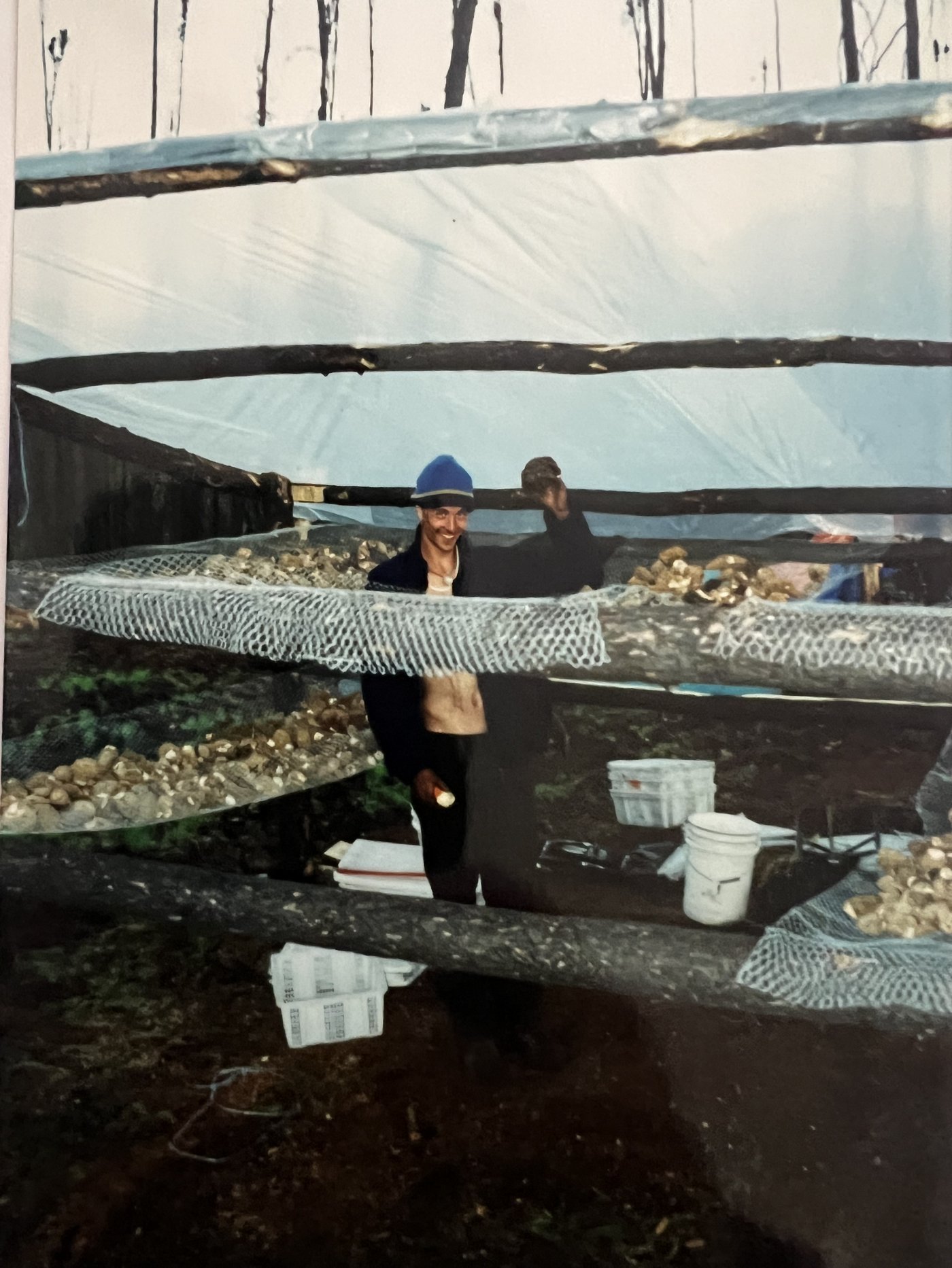 The drying racks, Yukon 1999