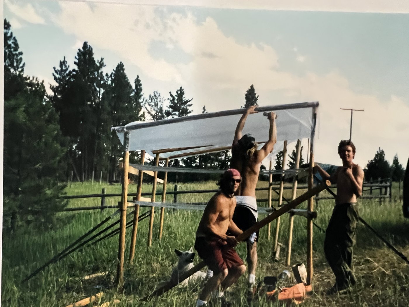 Building the drying racks
