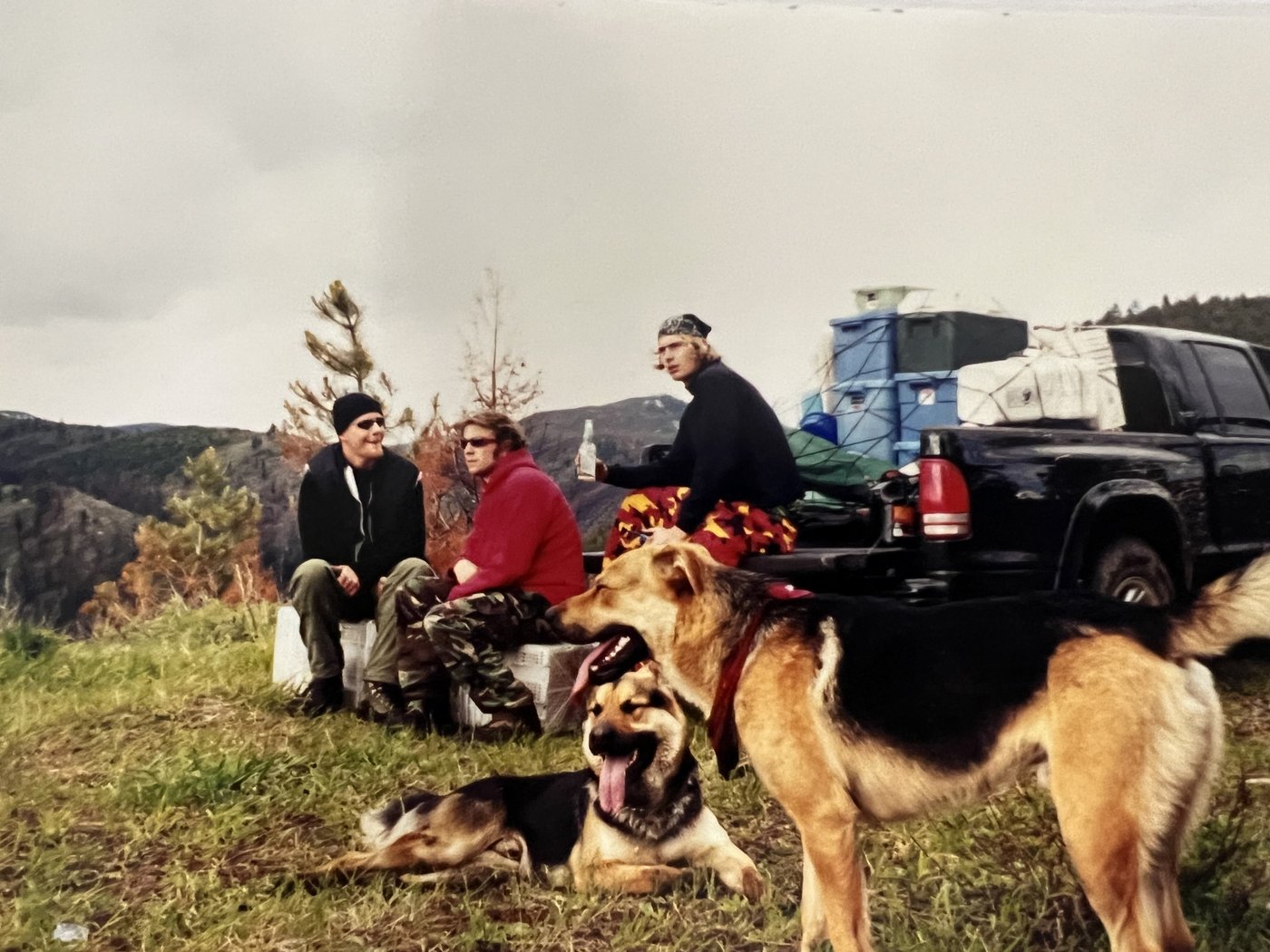 The crew and the dogs, Montana 2001