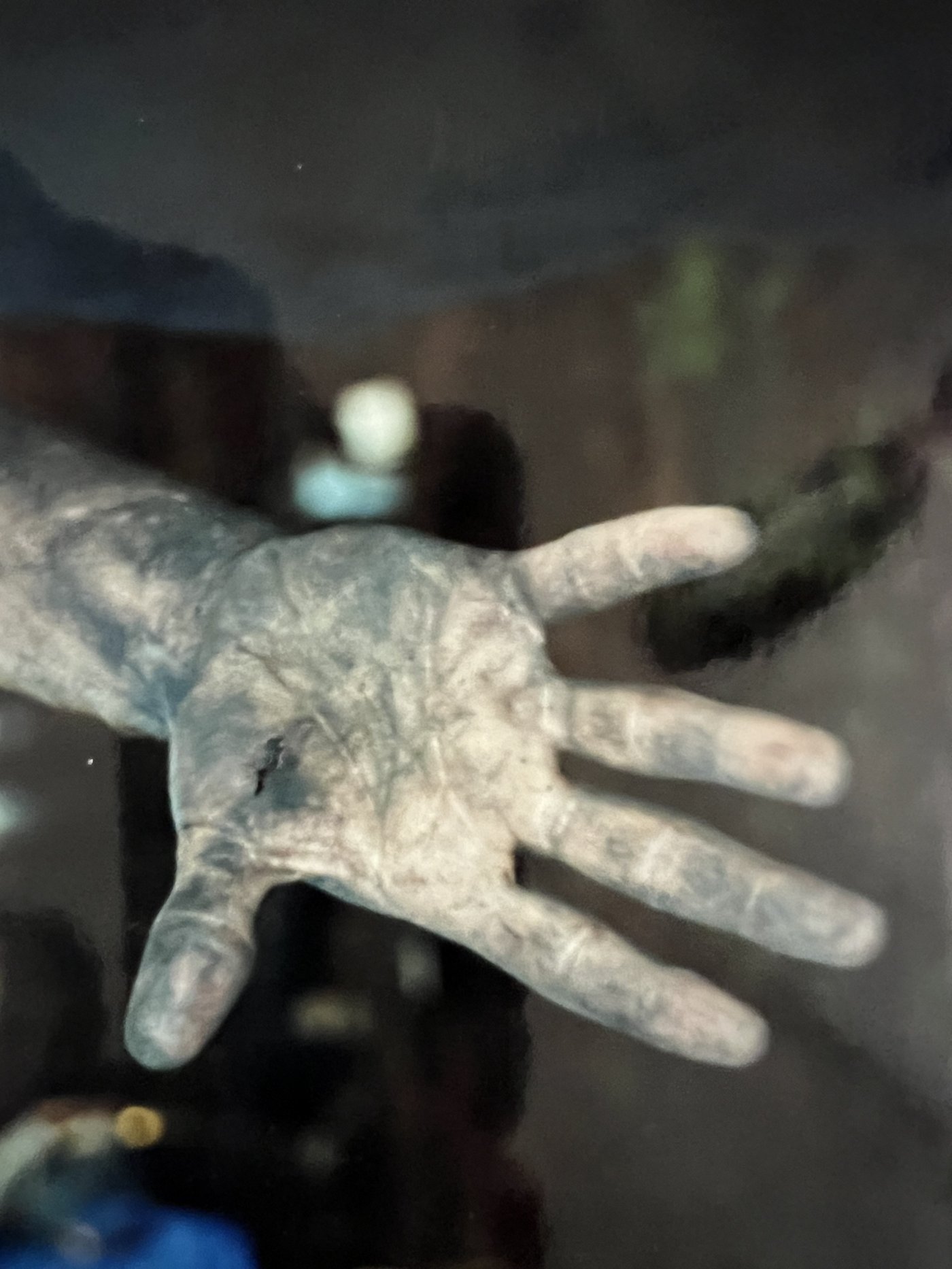 A picker's hand