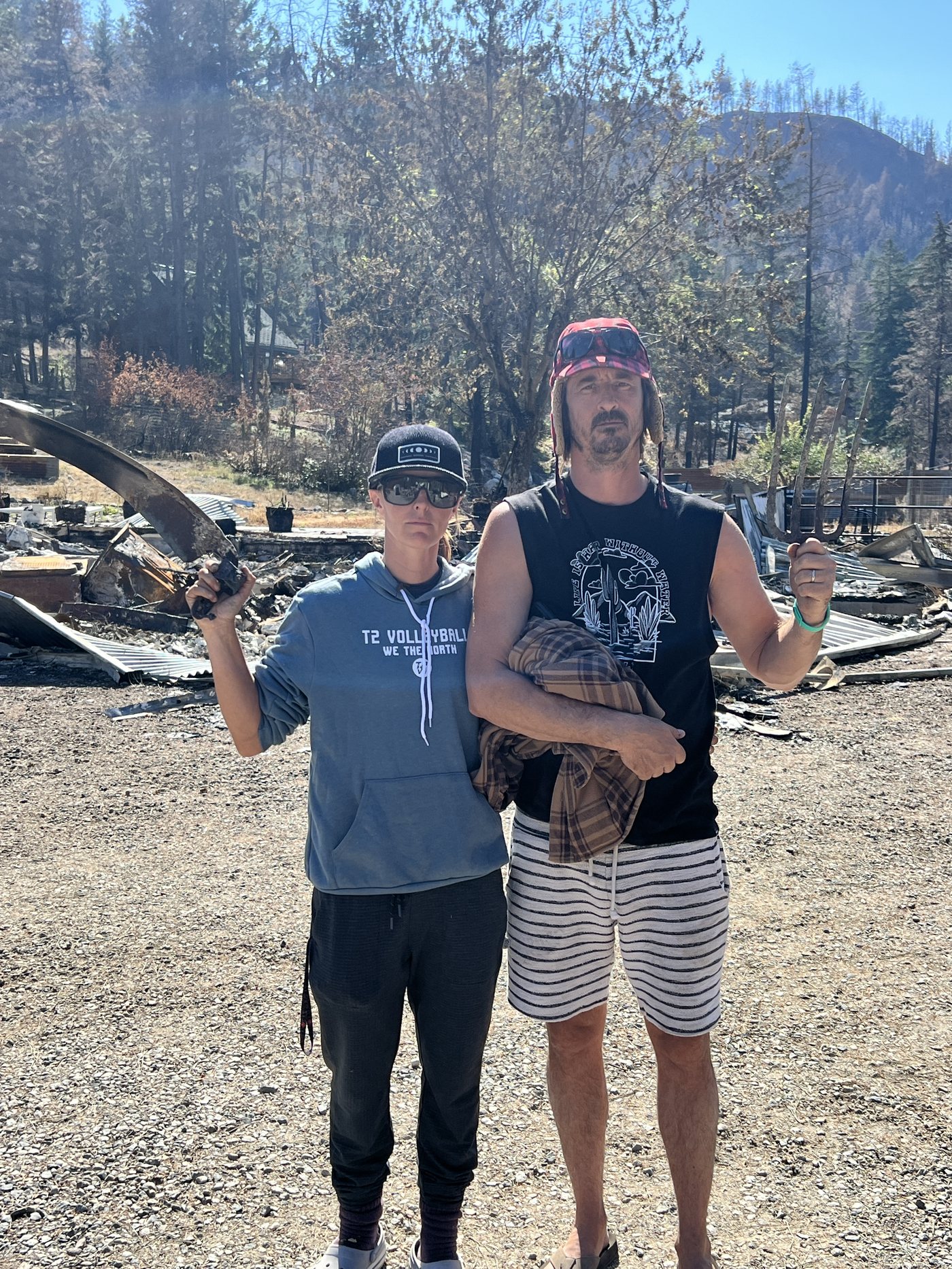 Back on the ground, tools in hand