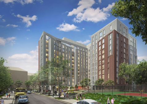 An image of inclusive housing community Queens Court