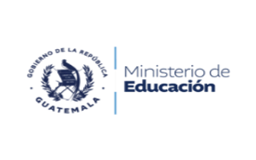 Logotipo del Gobierno de la República de Guatemala junto al texto Ministerio de Educación.