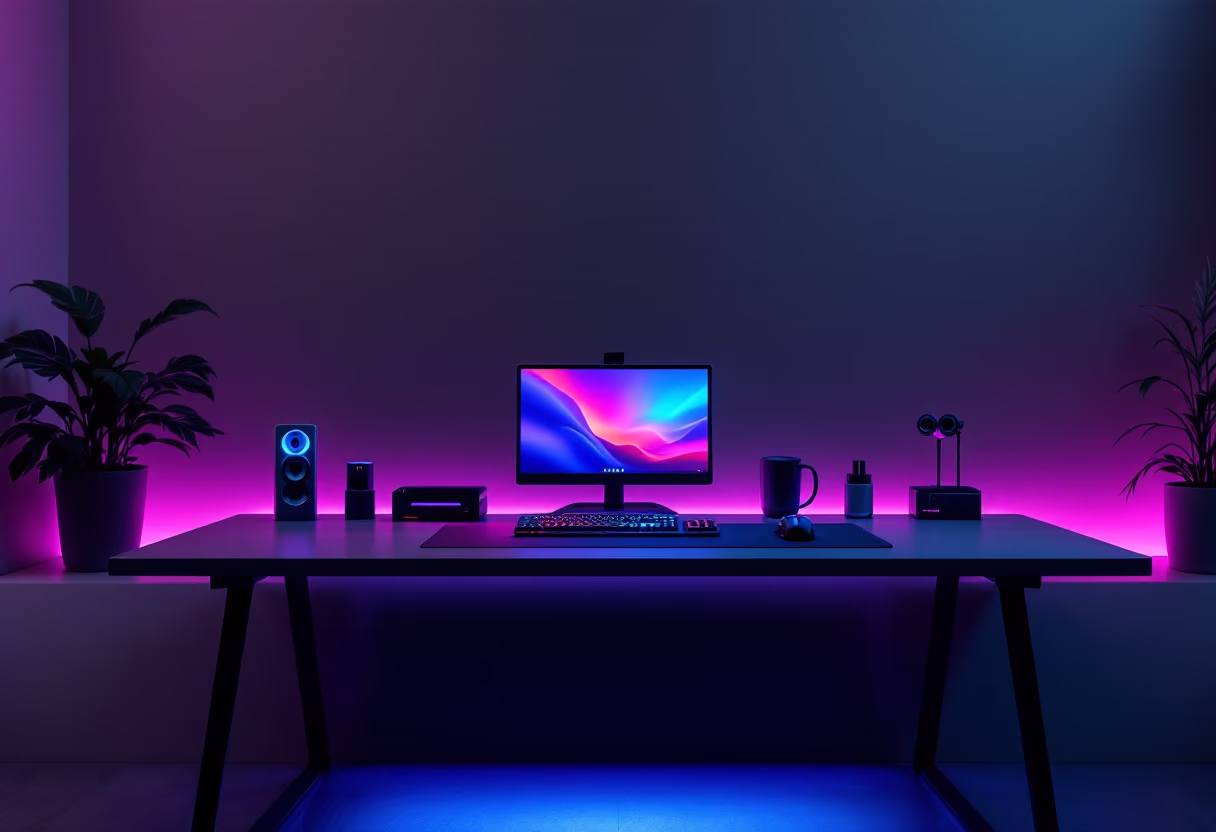 [background image] image of a workspace (for a mobile gaming)