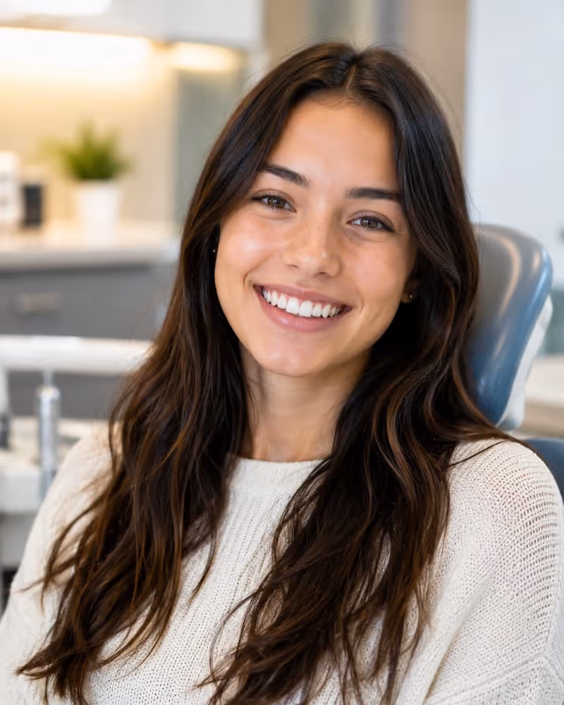 Smiling young lady