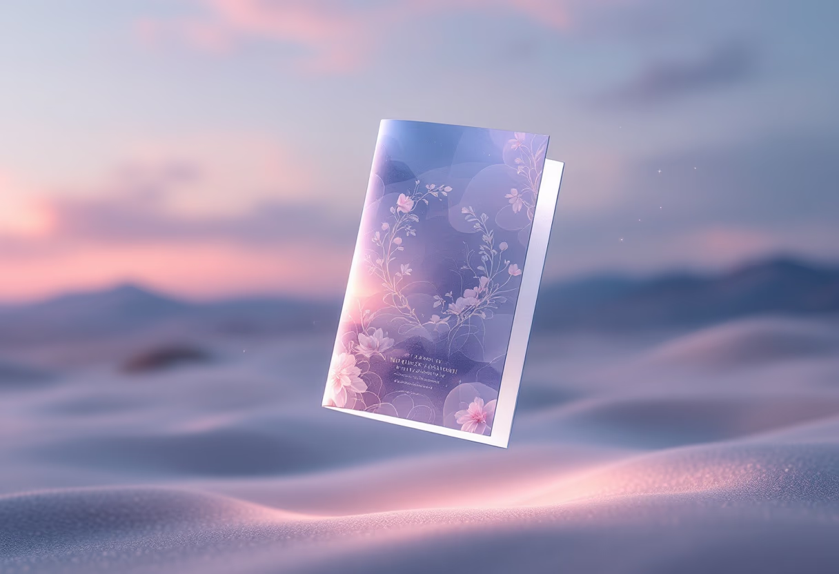 image of past wedding planning project on a brochure