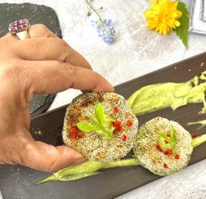 Avocado Coriander Chutney - Fresh and zesty condiment made with avocados and coriander leaves