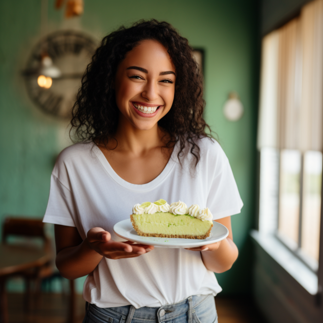 Avocado Key Lime Pie